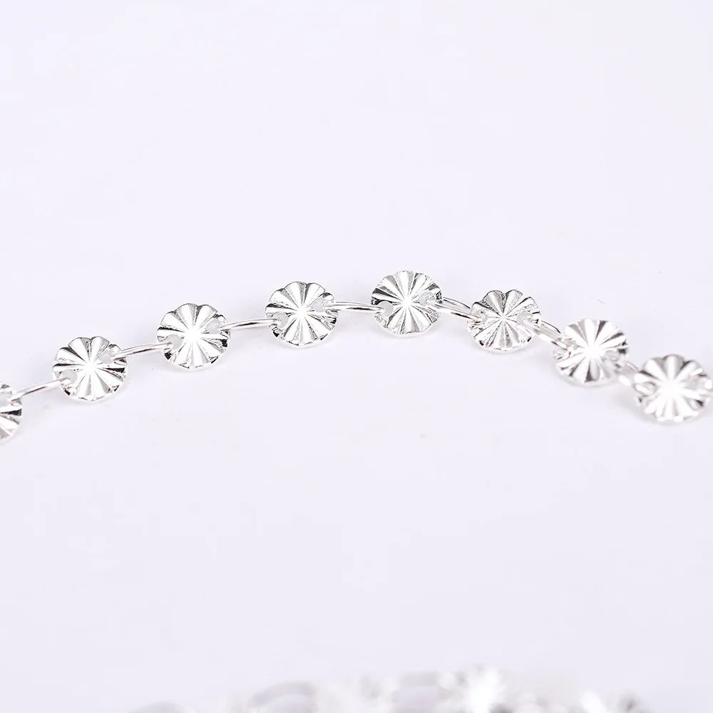 A8007 High Quality Stainless Steel Chain Silver Gold Rose Gold Jewelry Chain Accessory Diy
