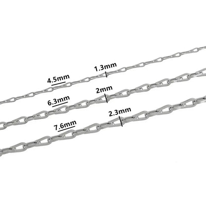 D722 Amazing Cute Dainty Chain 18k Gold Plated Stainless Steel Chain  Bulk Roll for Necklace Bracelet Making