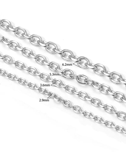 Lovestory E373 Best Sellers Stainless Steel Batch Angle Flower Flash Chains Wholesale for Necklace Bracelet Making