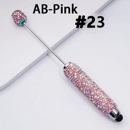 Wholesale DIY Beadable Rhinestone Ballpoint Pens Multi-Function Touchscreen Stylus Pens