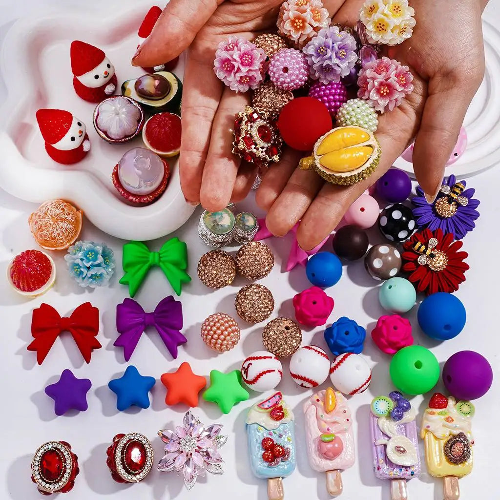 Flower Edged Hollow Round Alloy Bail Loop Beads Gold and Silver for Hanging Charms or Pendants Jewelry Making Accessories Bulk