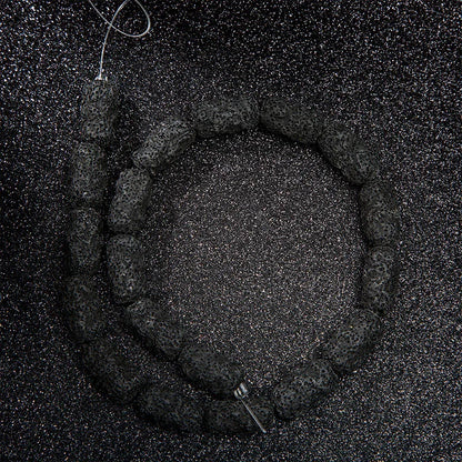 Irregular Nugget Irregular Uneven RoundTube Multi Colors Pink Blue Black Red Volcanic Rock Lava Stone Beads for Jewelry Making