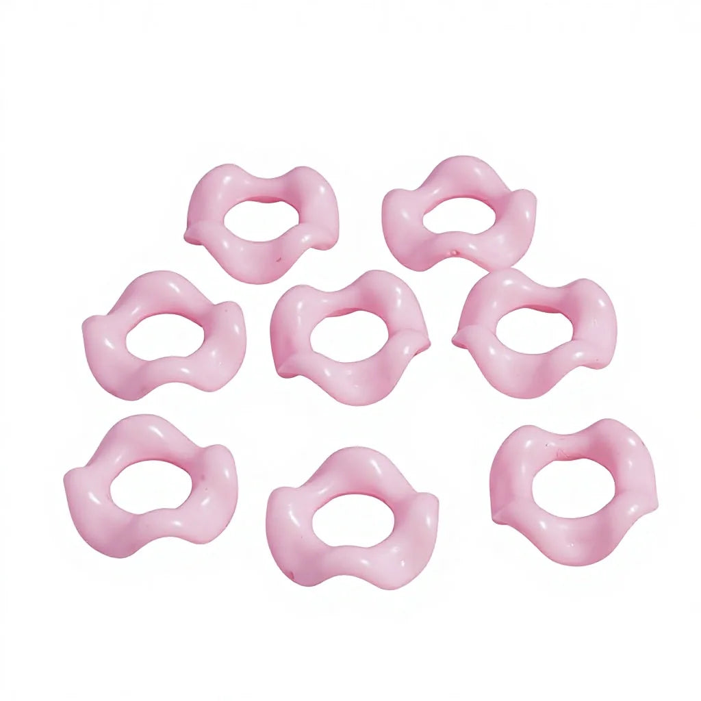 16MM Round Acrylic/Plastic/Lucite Beads with Spacer for DIY Pen Beads and Bracelet Crafts in Mixed Colors