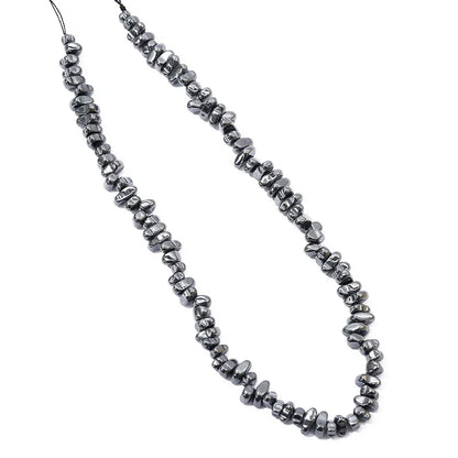 Wholesale Irregular Chips Plated Hematite Bead, Black Rainbow Beads Strand for DIY Jewelry Making 4-10mm, Length About15"