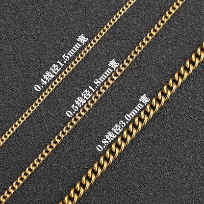 B367 2022 High Quality Cuban Chain New Denim Style Chain Twist Chain for Wearing