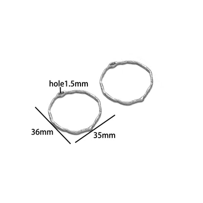Trendy Jewelry Accessories Stainless Steel18k Gold Plated Heart Circle Charms Pendant for DIY Jewelry Necklace Earring Making