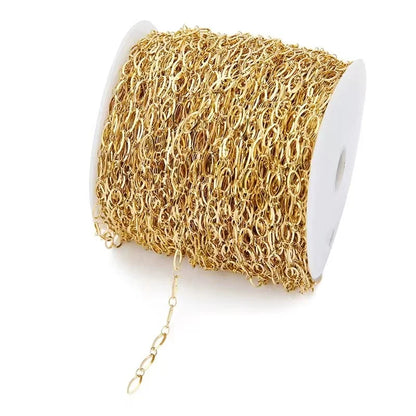 B3192 High Quality Stainless Steel Chain O Chain Rings Gold Necklace Chain for Making