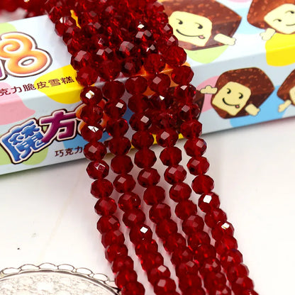Wholesale Round Crystal 2/3/4/6/8/10/12mm Rondelle Glass Faceted Beads for DIY Jewelry Making