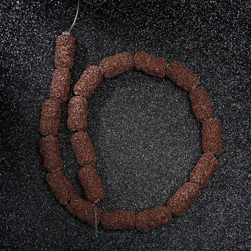 Irregular Nugget Irregular Uneven RoundTube Multi Colors Pink Blue Black Red Volcanic Rock Lava Stone Beads for Jewelry Making