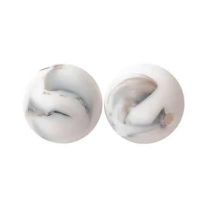 100PCS Custom Wholesale 9mm 12mm 15mm Food Grade BPA Free Baby Chew Teether Silicone DIY Beads for Pen Making Accessories