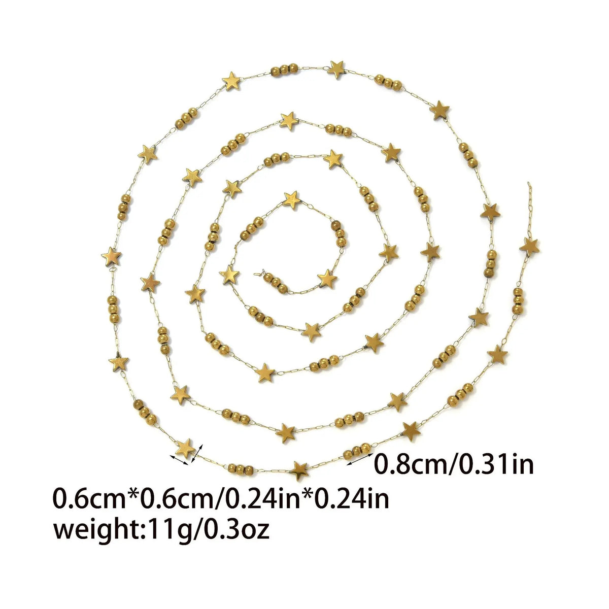 D985 Fashion Star Heart Moon Handmade Stainless Steel Chain Necklace Bracelet Diy Roll Bulk Chain for Jewelry Diy