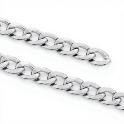 E385 Hot PVD Plated Cuban Chain Gold Silver Thunk Chain Permanent Stainless Steel Chain for Diy