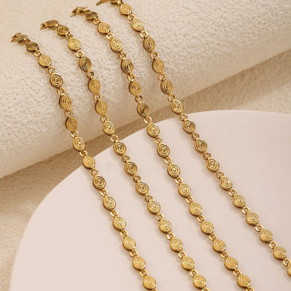 D672 High Quality Nail Shape Stainless Steel Chain Waterproof Bulk Roll Necklace Bracelet Chain Diy Jewelry