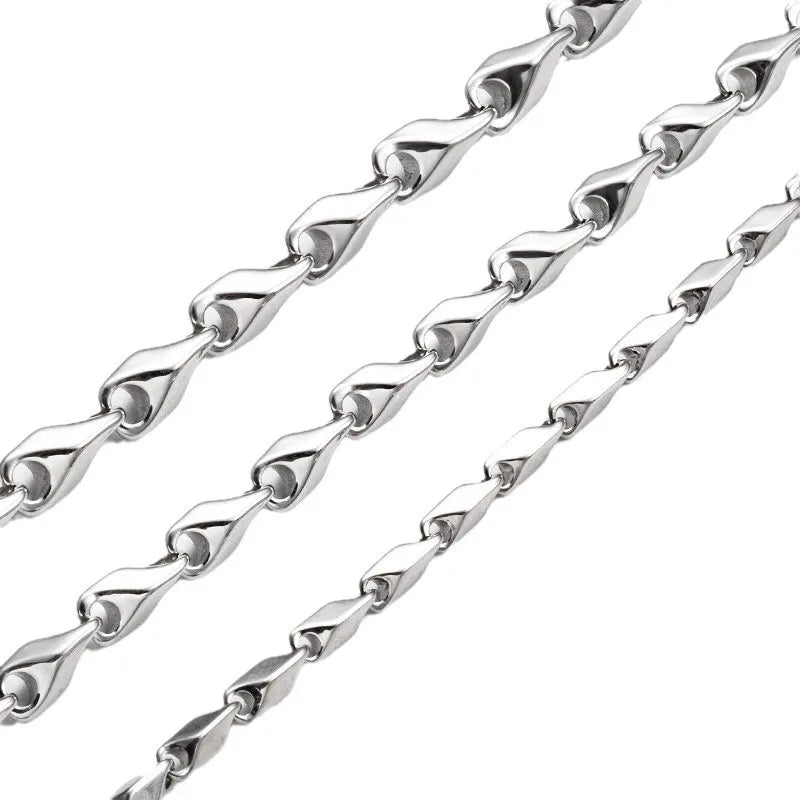 A3130 High Quality Stainless Steel Chain Necklace Bracelet Making Bulk Jewelry Chain Wholesale