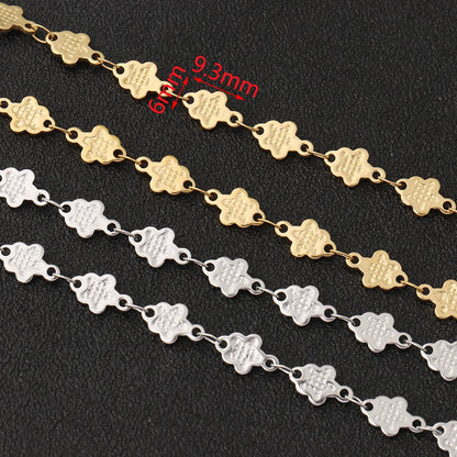 D262 Fashion Stainless Steel Necklace Chain Bulk 18k Gold Plated Bracelet Necklace Making Diy Jewelry
