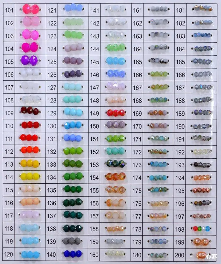 Wholesale Round Crystal 2/3/4/6/8/10/12mm Rondelle Glass Faceted Beads for DIY Jewelry Making