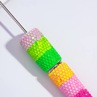 Creative Rainbow Gradient for DIY Heavyweight Handmade Diamond Engraved Durable Promotional Full Diamond for Plastic Pen