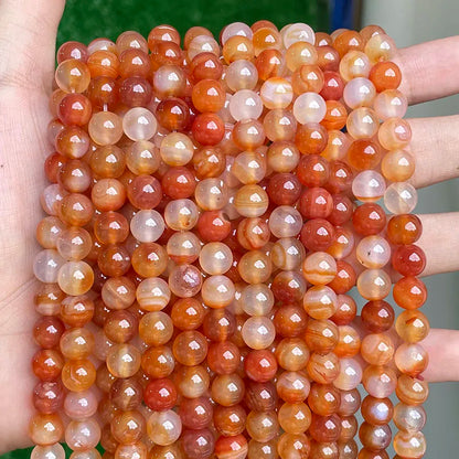 Wholesale Natural Stone Beads Amethyst Citrine Rose Quartz Crystal Gemstone Bead for DIY Jewelry Making 4 6 8 10 12 MM, 38CM