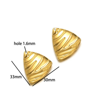 Fashion Trend  18k Gold Plated Stainless Steel Sun Star Heart Conch Charm Pendant for DIY Necklace Jewelry Making Accessories