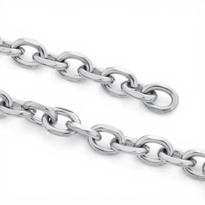 E385 Hot PVD Plated Cuban Chain Gold Silver Thunk Chain Permanent Stainless Steel Chain for Diy