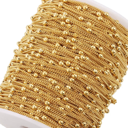 B353 Wholesale Price Chain Hot Selling Cuban Chain Necklace Beaded Chain for Making