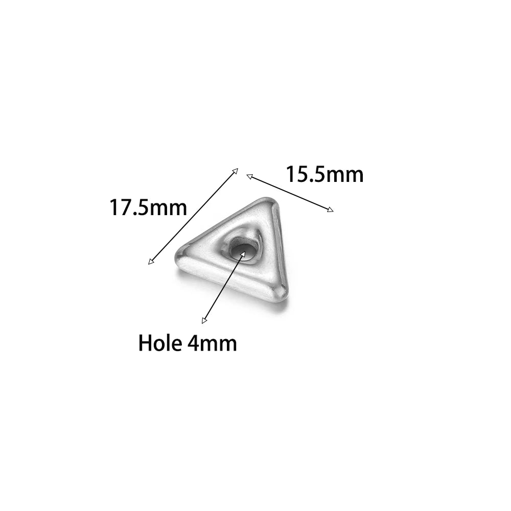 Non Tarnish Stainless Steel18k Gold Plated Hollow Star Heart Square Flower Charms Pendant for DIY Jewelry Earring Making
