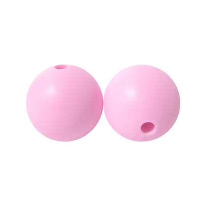 100PCS Custom Wholesale 9mm 12mm 15mm Food Grade BPA Free Baby Chew Teether Silicone DIY Beads for Pen Making Accessories