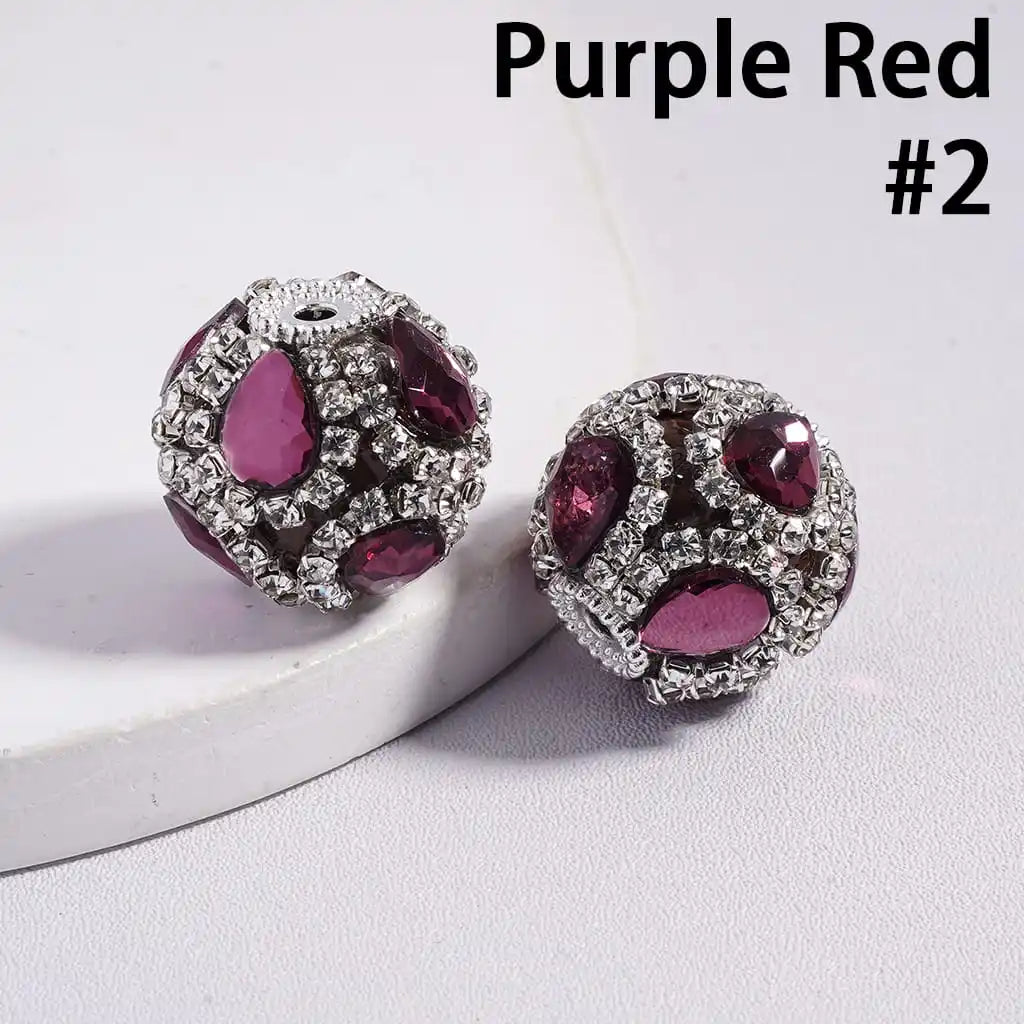 DIY Acrylic Beads Water Drop  Clear Rhinestone Chain for Bracelet Keychain Making