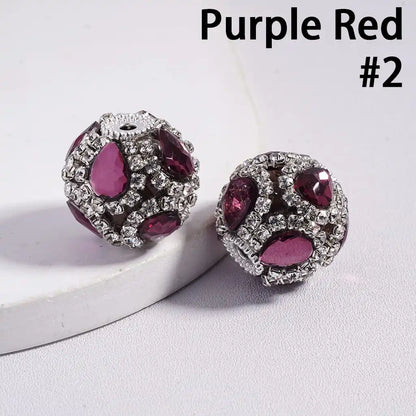 DIY Acrylic Beads Water Drop  Clear Rhinestone Chain for Bracelet Keychain Making