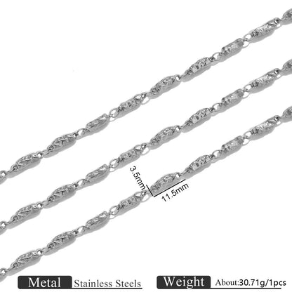 D704 Non Tarnish Fashion Stainless Steel Chain Bulk Link Necklace Bracelet Making Chain for Jewelry Diy