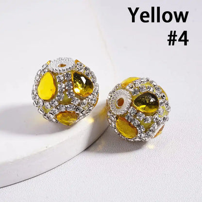DIY Acrylic Beads Water Drop  Clear Rhinestone Chain for Bracelet Keychain Making