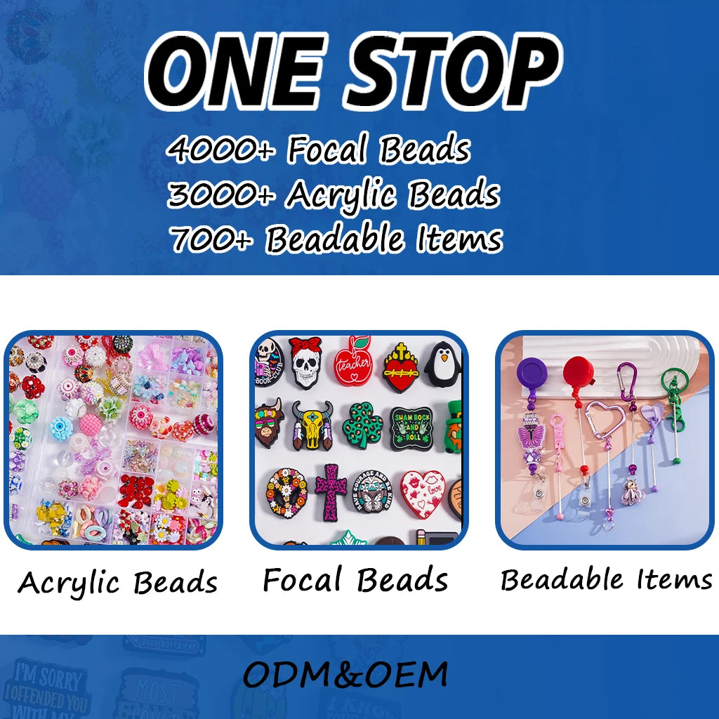 Mini Cute Round White Pearls & Mixed Colorful 20mm Acrylic & Plastic Beads for Pen Beads