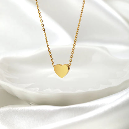 Europe Popular Pendants Stainless Steel Gold Plated Horizontal Vertical Hole Heart Star Charm Pendant for Necklace Making