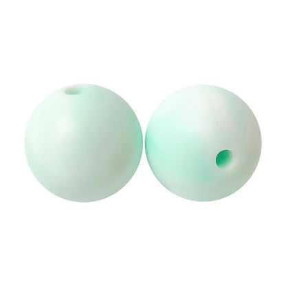 100PCS Custom Wholesale 9mm 12mm 15mm Food Grade BPA Free Baby Chew Teether Silicone DIY Beads for Pen Making Accessories