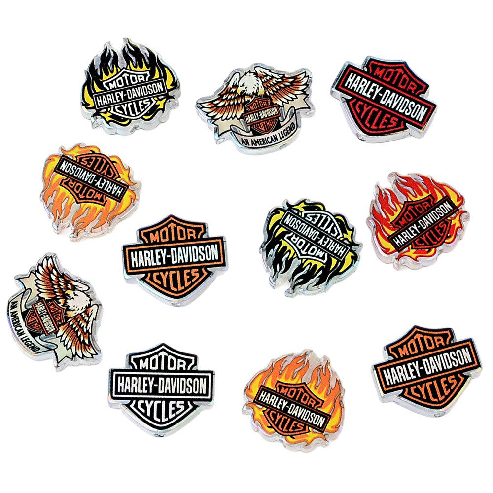 100Pcs American locomotive shield special-shaped acrylic sheet beads colorful eagle DIY key handmade jewelry accessories loose beads