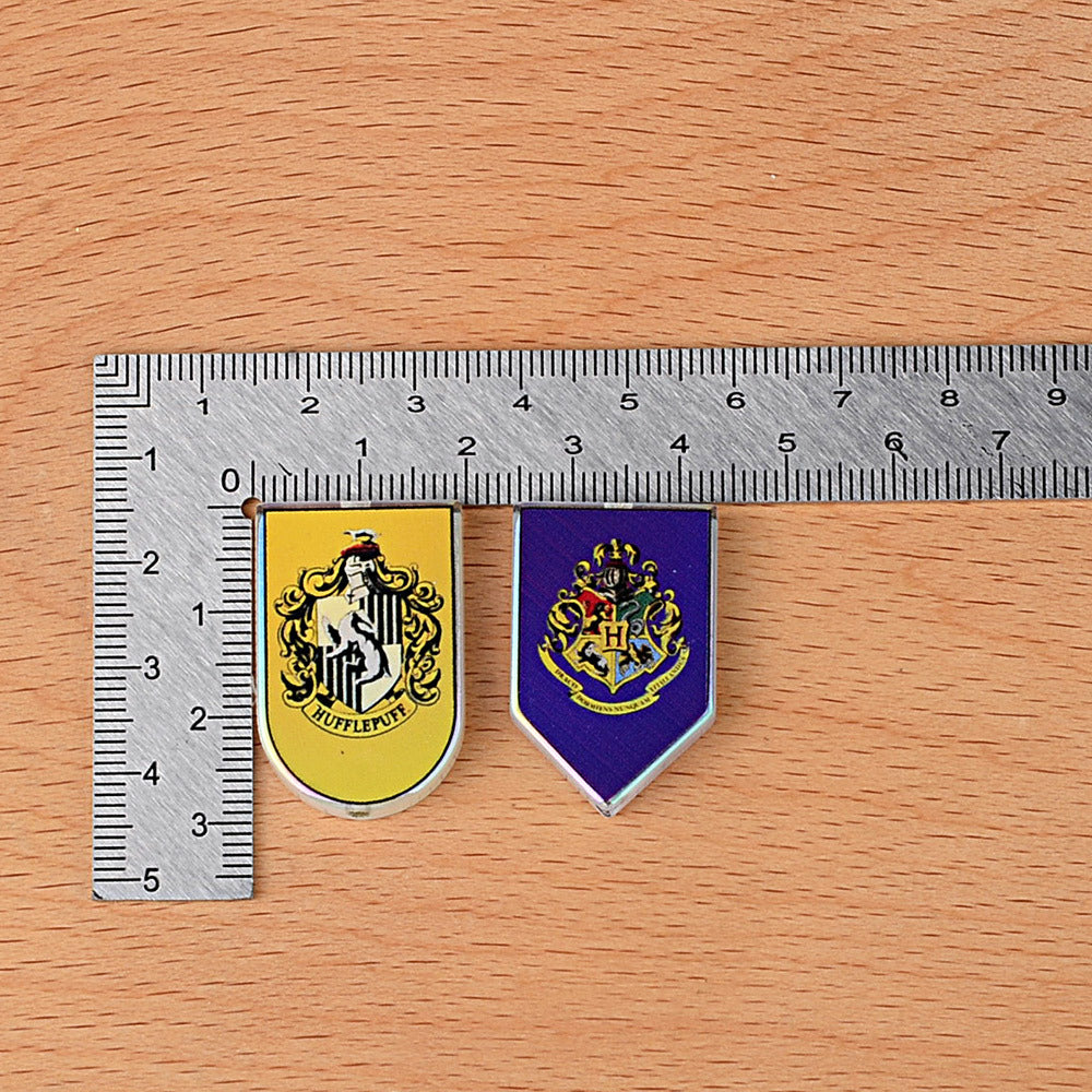 100Pcs Harry Potter Academy Badge Acrylic Sheet Beads Hogwarts Academy Badge DIY Handmade Bead Loose Jewelry Accessories