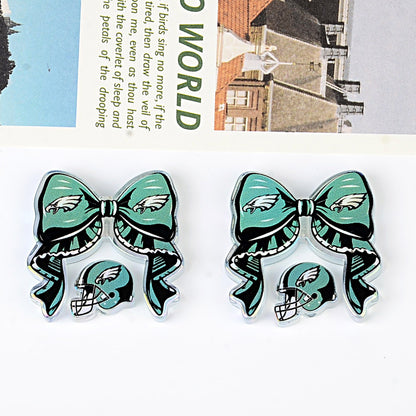 NFL NFL team bow pendant DIY bag pendant hairpin ballpoint pen decorative accessories beads