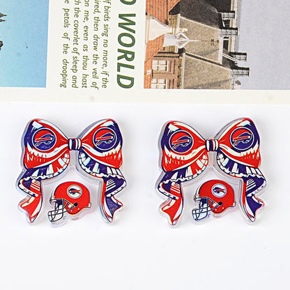 NFL NFL team bow pendant DIY bag pendant hairpin ballpoint pen decorative accessories beads