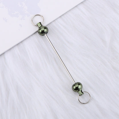 New love gourd flower star shape DIY beaded pole, metal keychain accessories pendant beaded pole