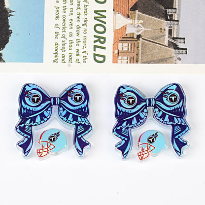 NFL NFL team bow pendant DIY bag pendant hairpin ballpoint pen decorative accessories beads