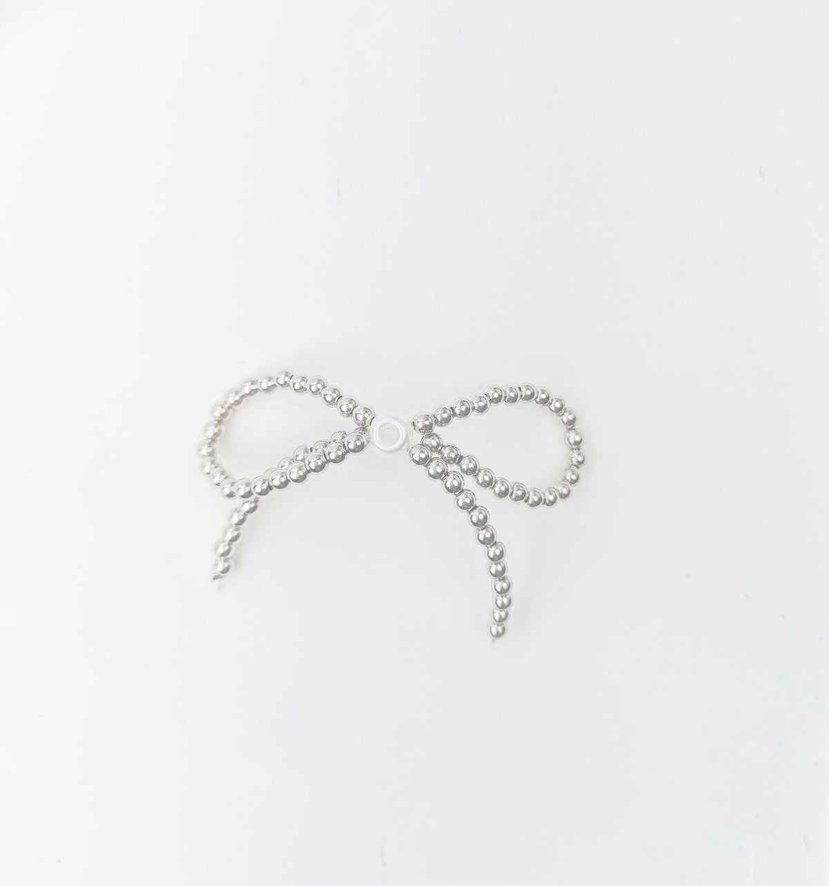 Versatile bow cute pen beaded DIY accessories mobile phone hanging beaded chain millet beads finished bow accessories