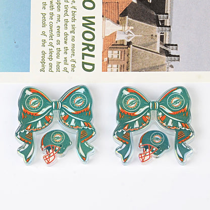 NFL NFL team bow pendant DIY bag pendant hairpin ballpoint pen decorative accessories beads