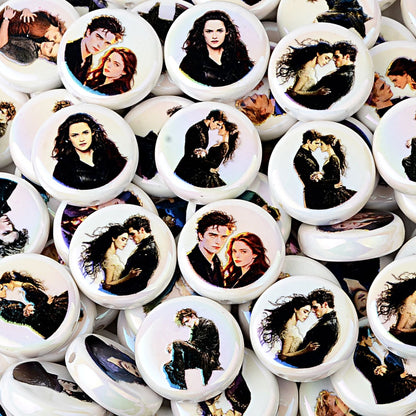 100Pcs Hot Selling Jack Ruth Twilight Character Through Hole Acrylic Beads DIY Bead Pen Keychain Car Hanger
