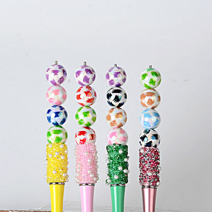 100Pcs 16mm cow pattern pattern acrylic beaded handmade DIY accessories bracelet bracelet accessories bead jewelry wholesale