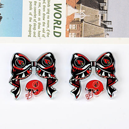 NFL NFL team bow pendant DIY bag pendant hairpin ballpoint pen decorative accessories beads