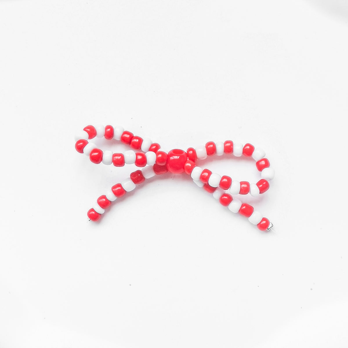 Versatile bow cute pen beaded DIY accessories mobile phone hanging beaded chain millet beads finished bow accessories