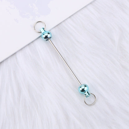 New love gourd flower star shape DIY beaded pole, metal keychain accessories pendant beaded pole
