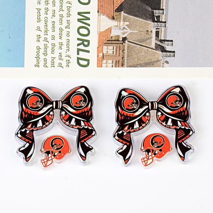 NFL NFL team bow pendant DIY bag pendant hairpin ballpoint pen decorative accessories beads