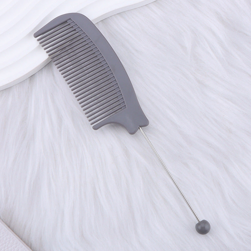 Beaded hair comb, pointed tail comb, home barber shop, curved comb, dense teeth, smooth hair, curling comb, hair tools wholesale