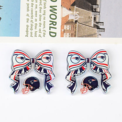 NFL NFL team bow pendant DIY bag pendant hairpin ballpoint pen decorative accessories beads